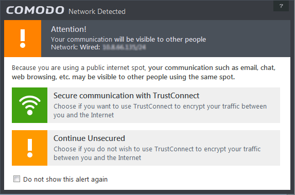 gambar comodo Trustconnect Wireless Network